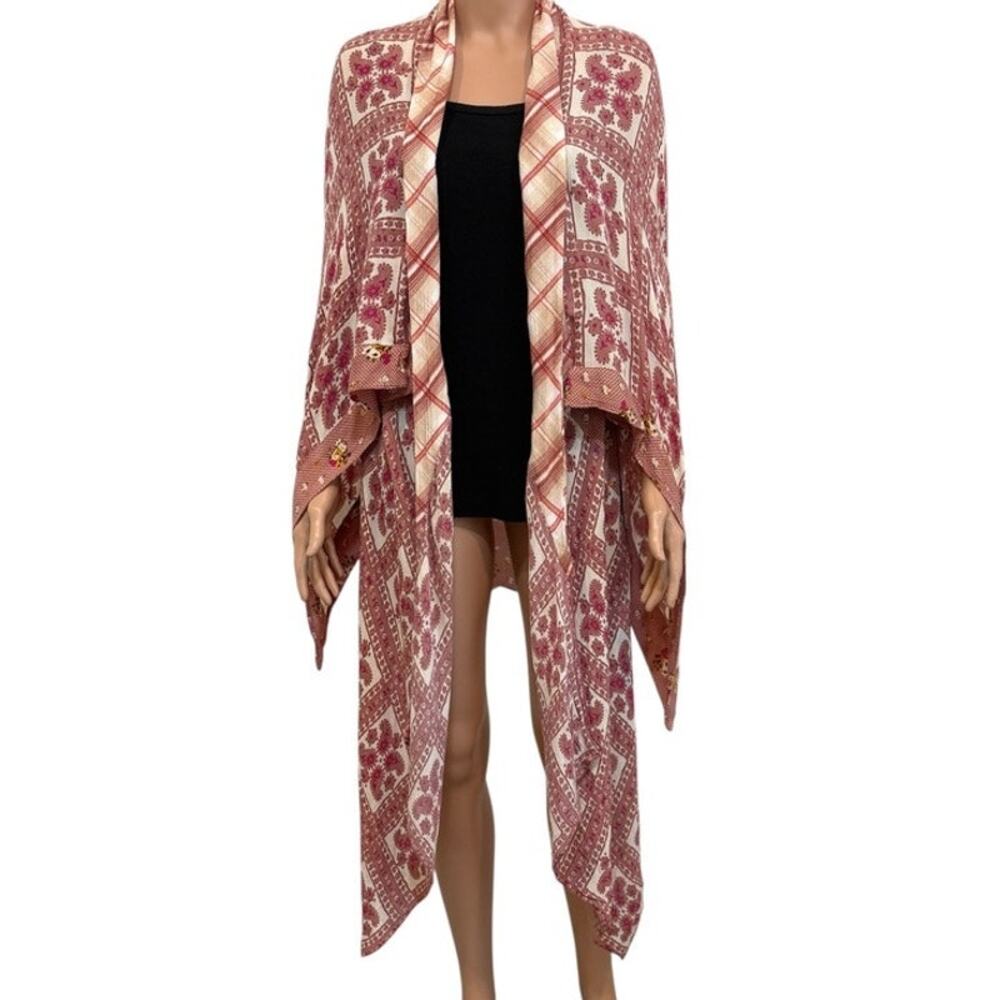 Revolve Free People one size American Pie patchwork kimono SW 2782